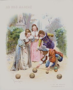 Et spil boule, kostumer fra Louis XIII